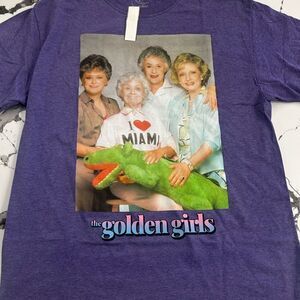 Purple 'Golden Girls' Graphic Short Sleeve Tee NWT